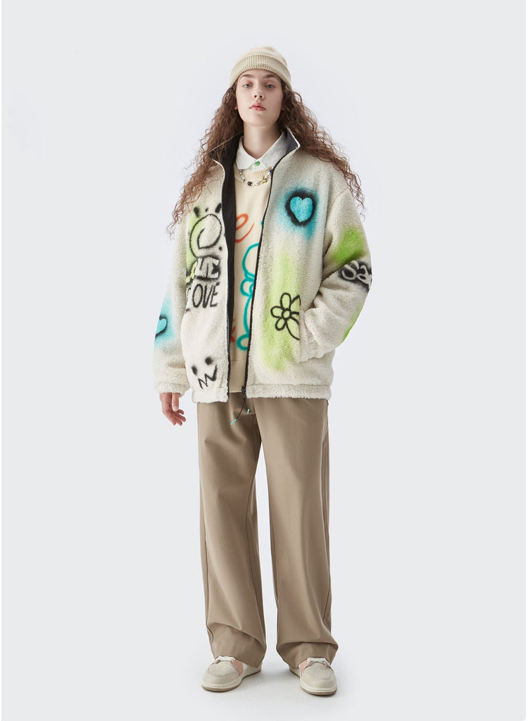 Graffiti Lambswool Jacket