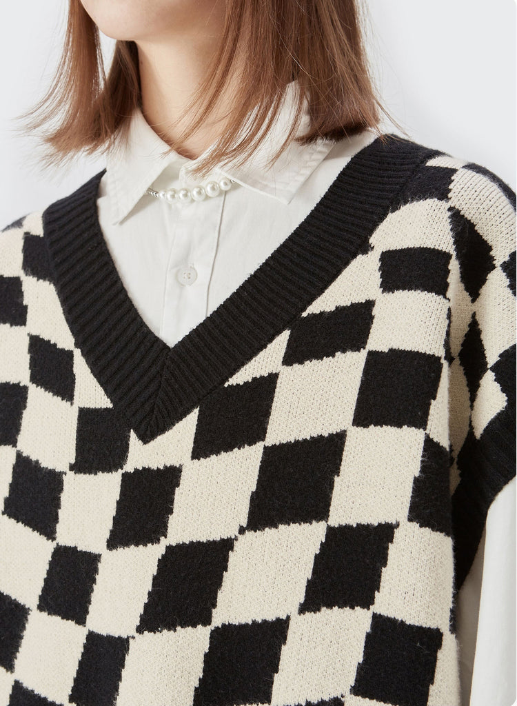 "CHECKERBOARD" VEST