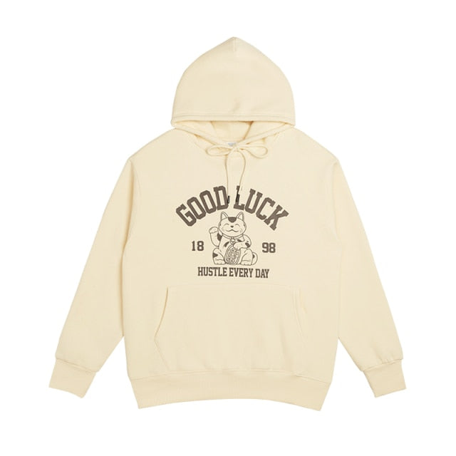 "GOOOD LUCK" HOODIES