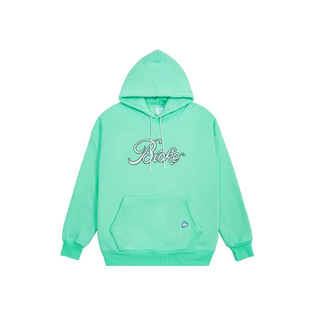 Fleece Couple Embroidery Hoodies