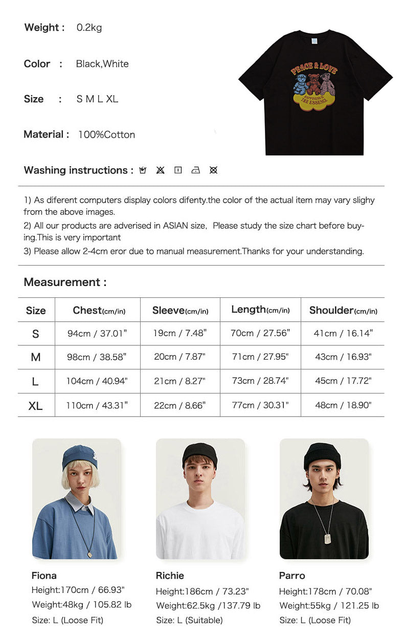 "HAPPINESS THE ESSENCE" T-SHIRT