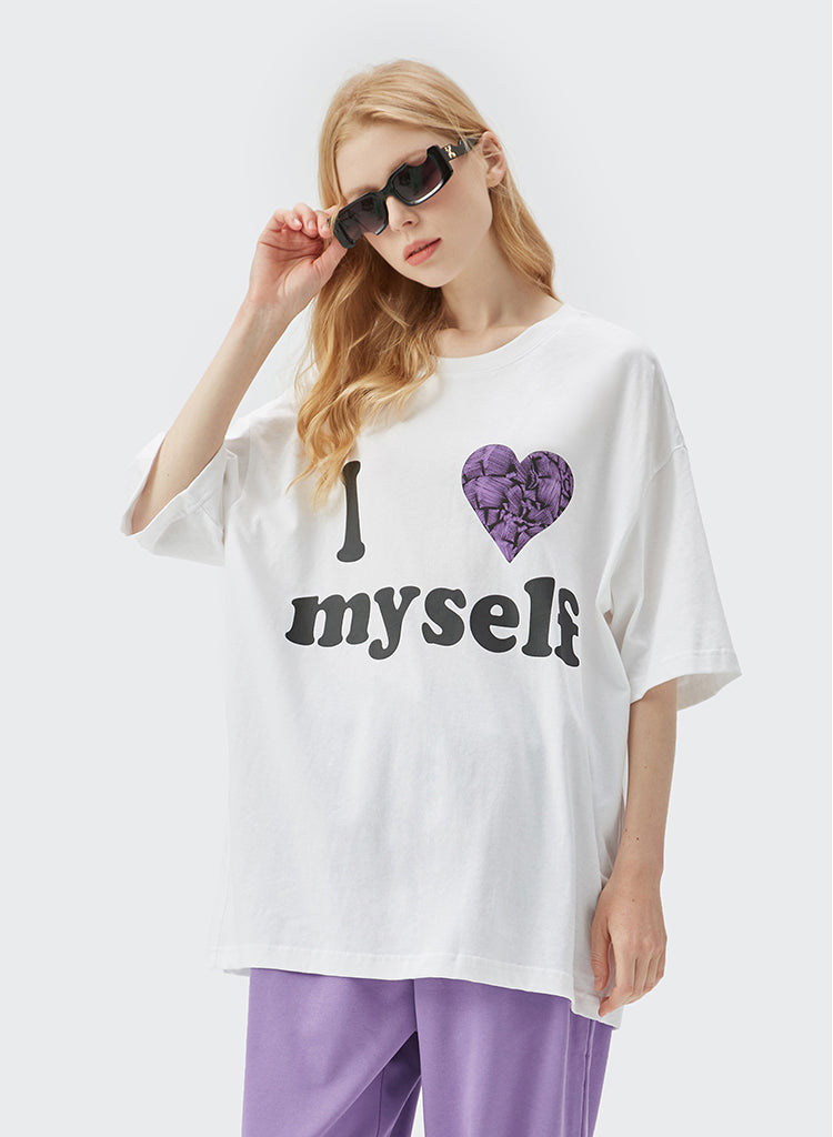 "I LOVE MYSEIF" T-SHIRT