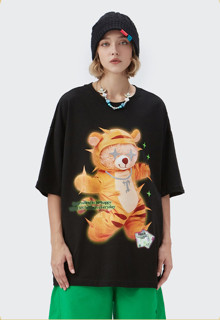 "BE HAPPY BEAR" T-SHIRT