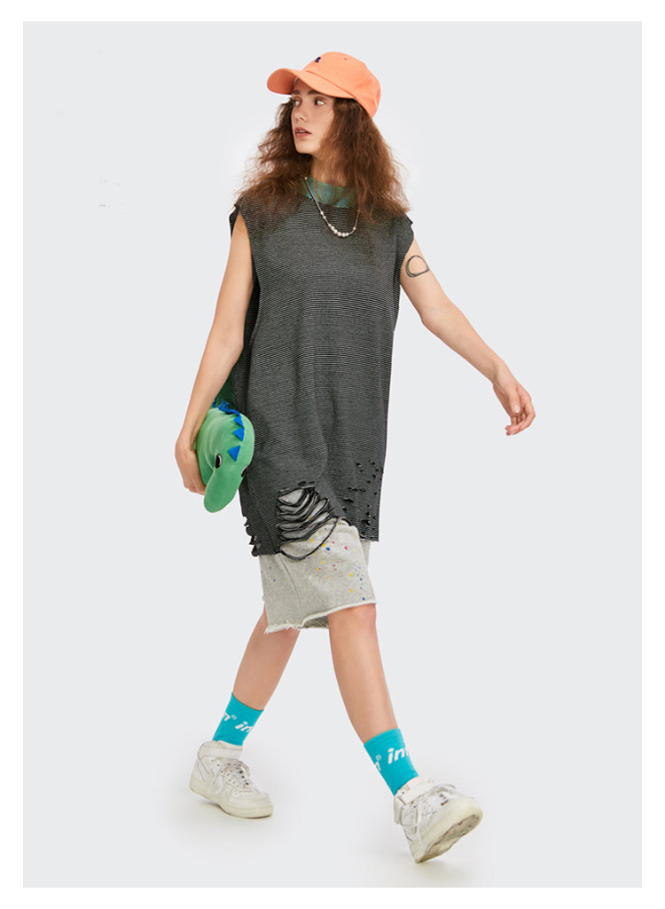 "DISTRESSDE VINTAGE" VEST