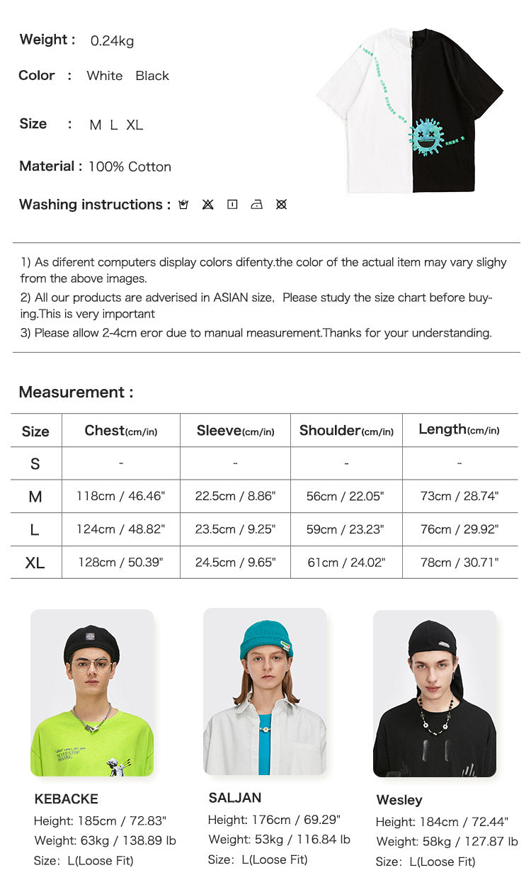 "VIRUS PRINT" T-SHIRT