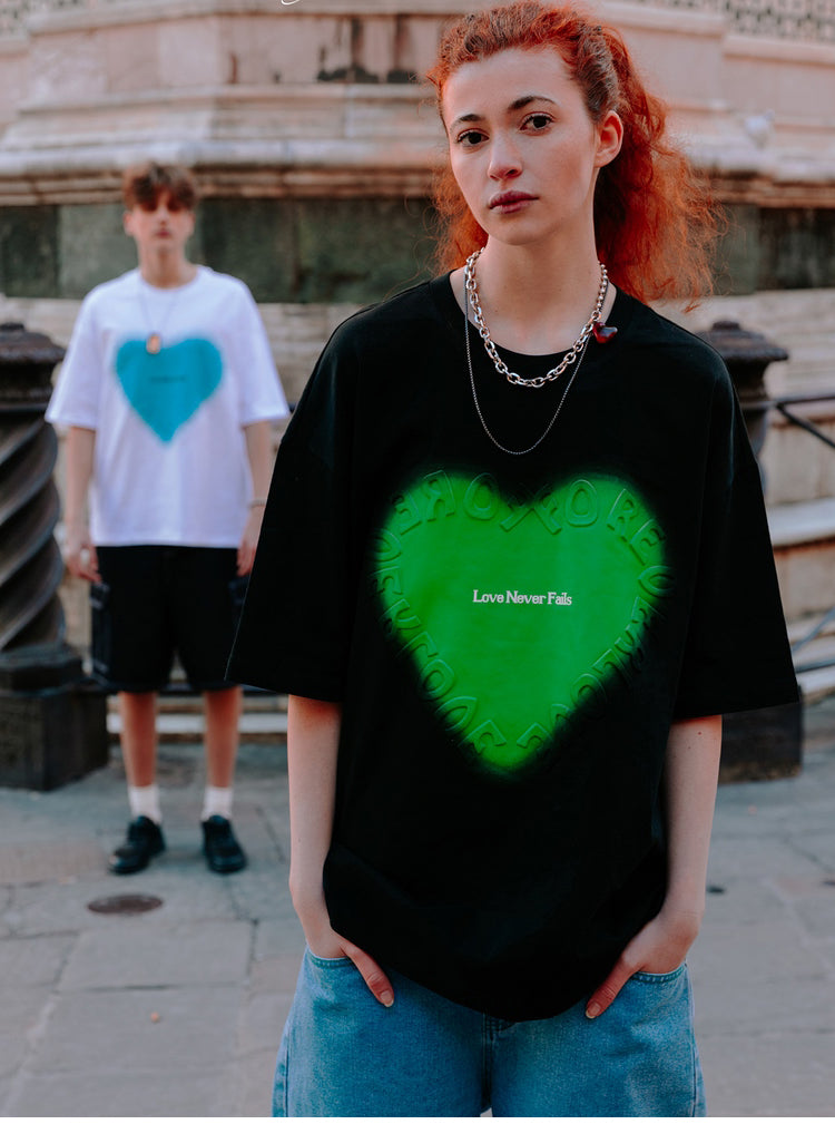 "LOVE NEVER FAILS" T-SHIRT