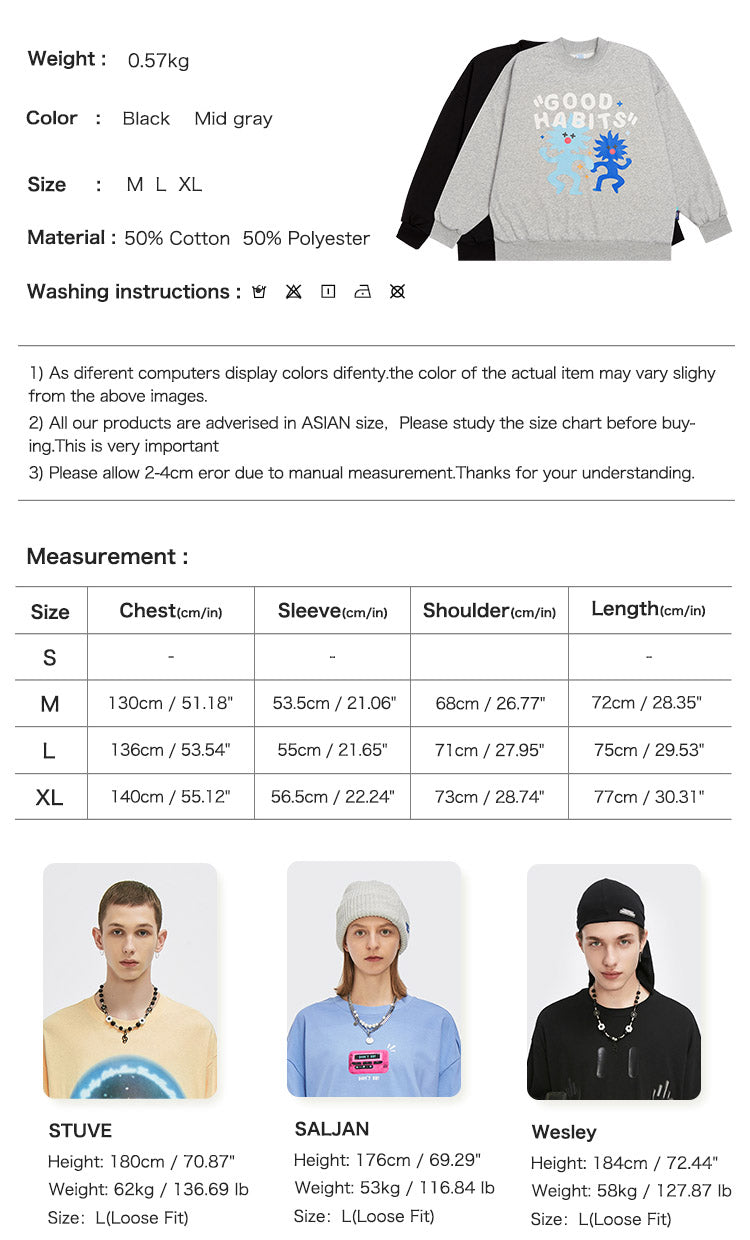 "GOOD HABITS" HOODIE