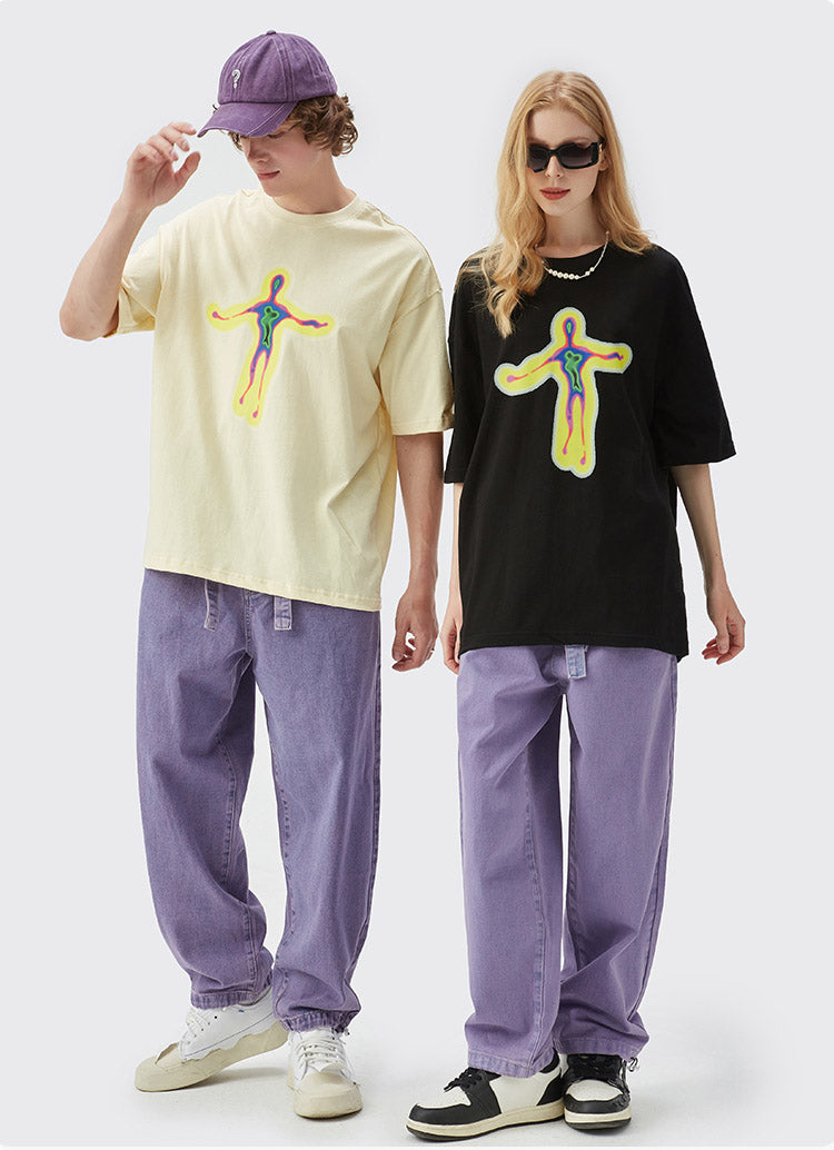 "DYNAMIC CHARACTERS" T-SHIRT