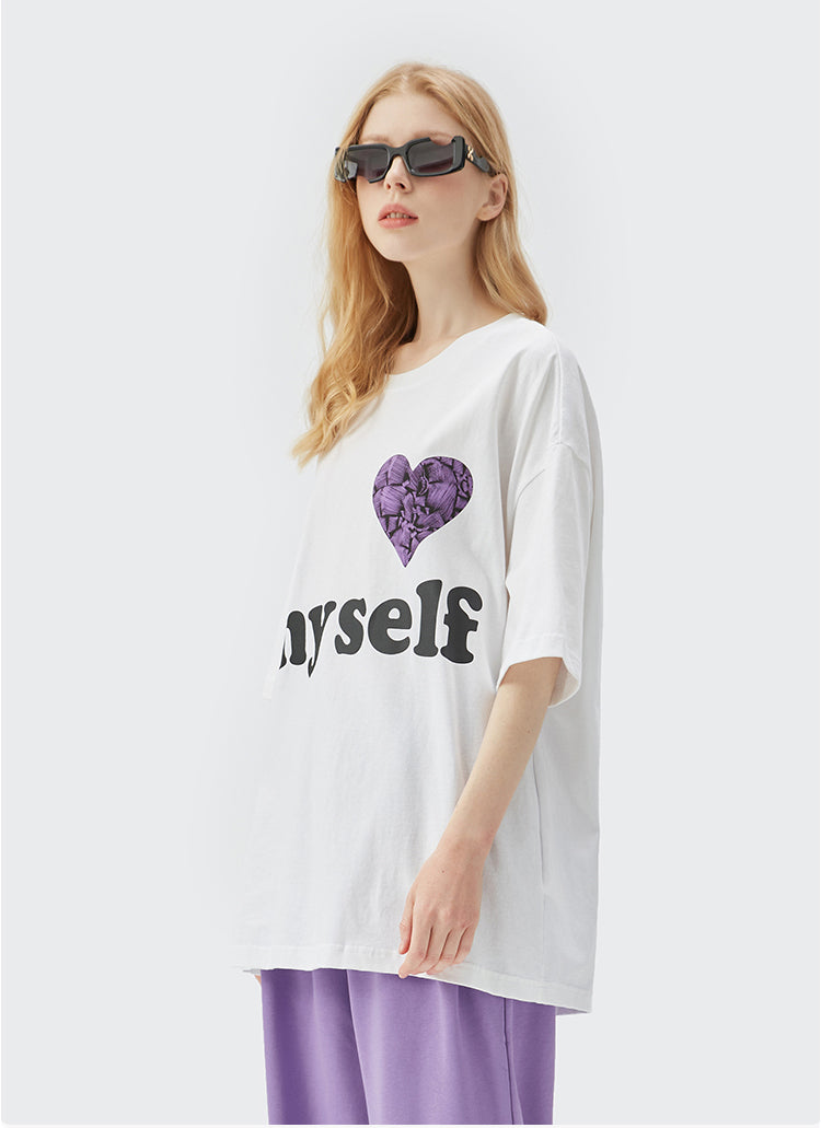 "I LOVE MYSEIF" T-SHIRT