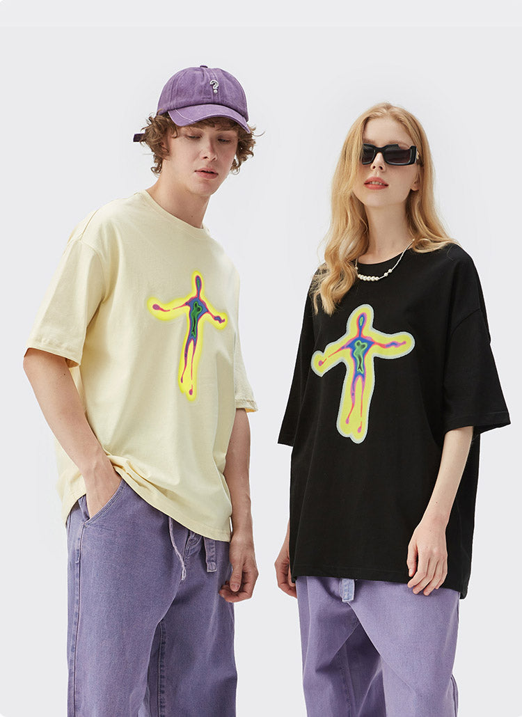 "DYNAMIC CHARACTERS" T-SHIRT