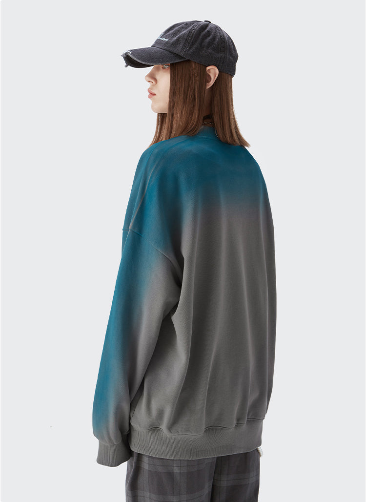 "BLUE-GREEN GRADIENT" HOODIES