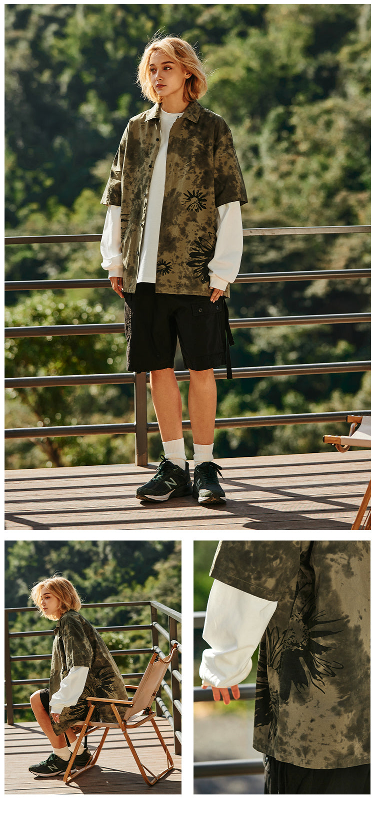 "BOTANITAL PATTERN" T-SHIRT