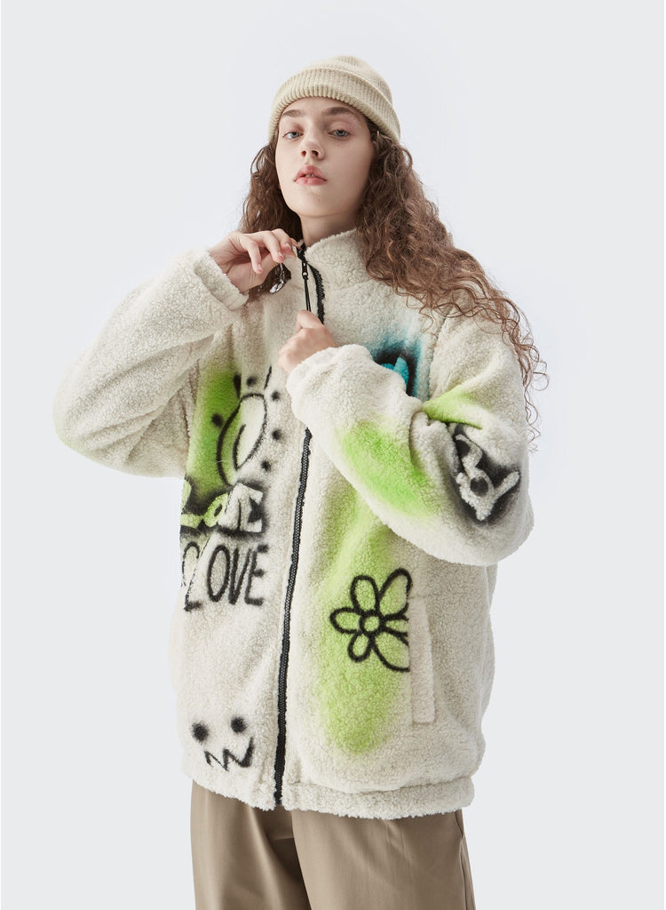 Graffiti Lambswool Jacket