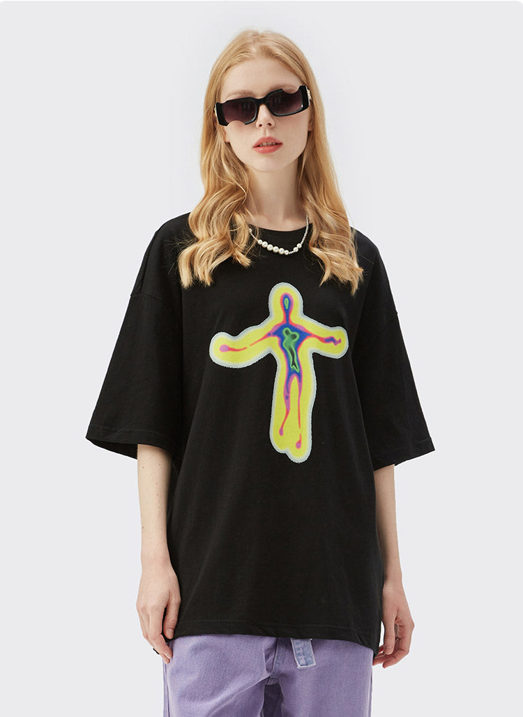 "DYNAMIC CHARACTERS" T-SHIRT