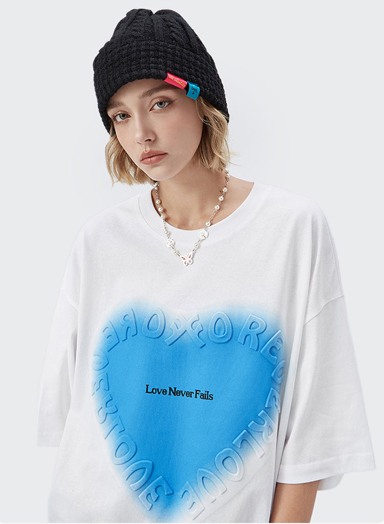"LOVE NEVER FAILS" T-SHIRT
