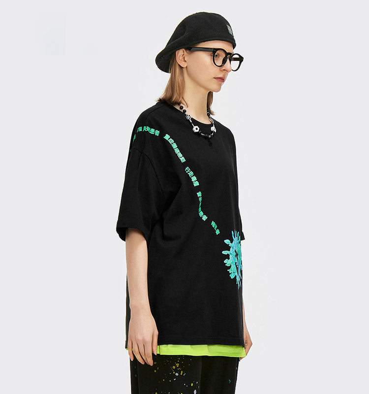 "VIRUS PRINT" T-SHIRT