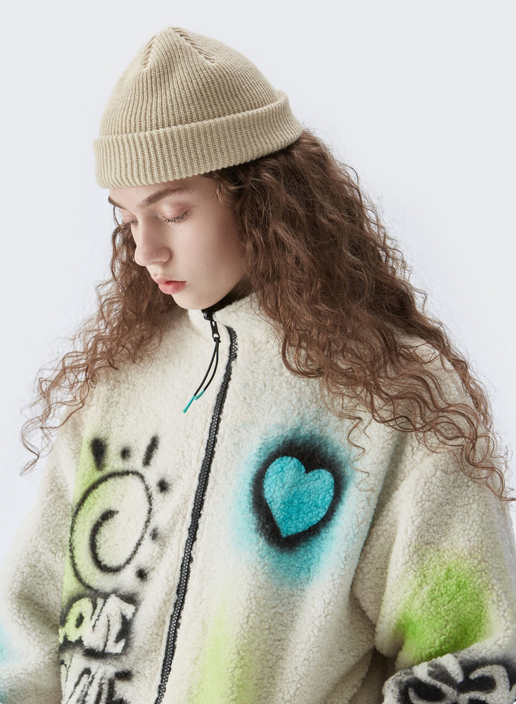 Graffiti Lambswool Jacket