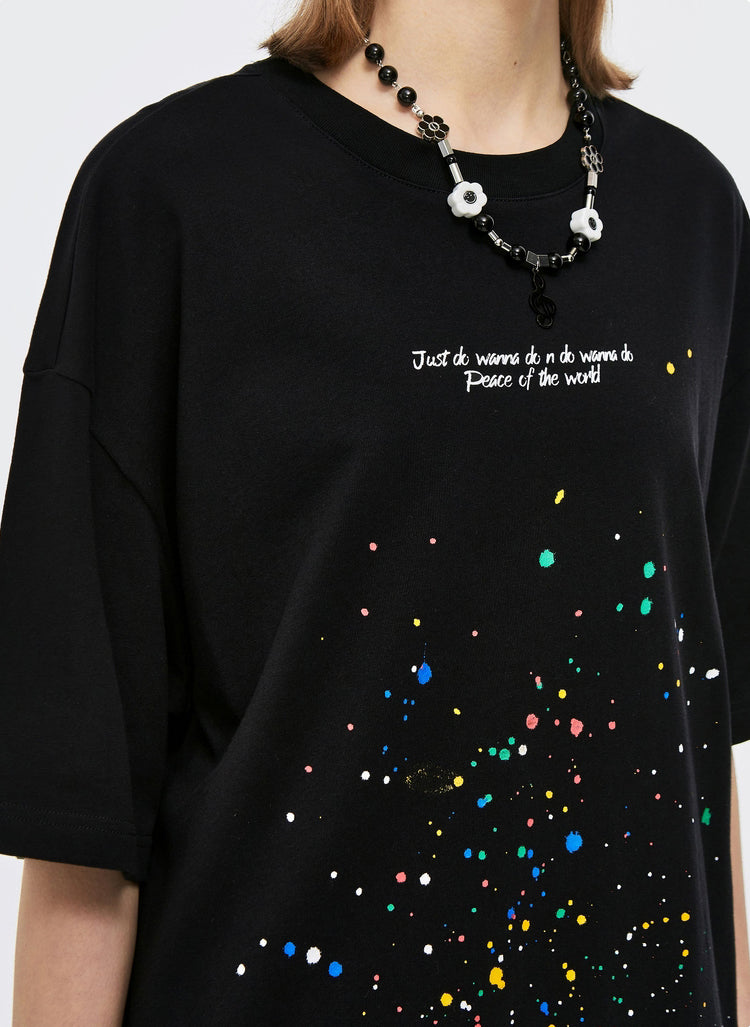 "PEACE OF WORLD" T-SHIRT