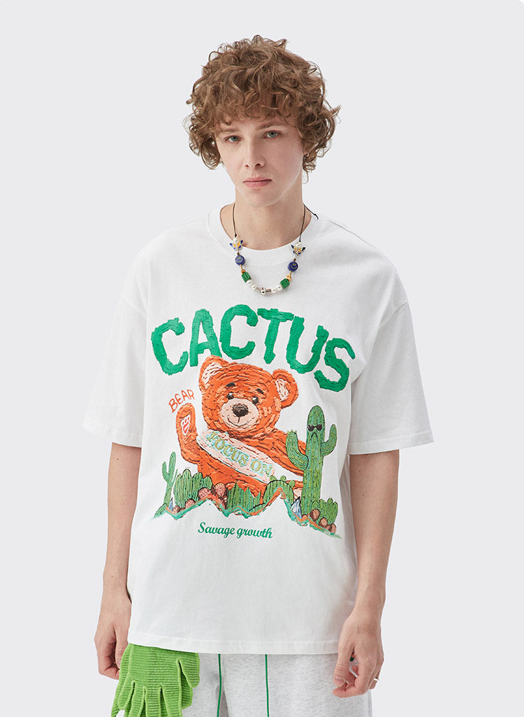 "CACTUS BEARS"  T-SHIRT