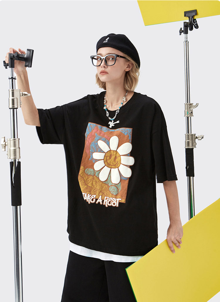 "REST" AND "LIFE" T-SHIRT