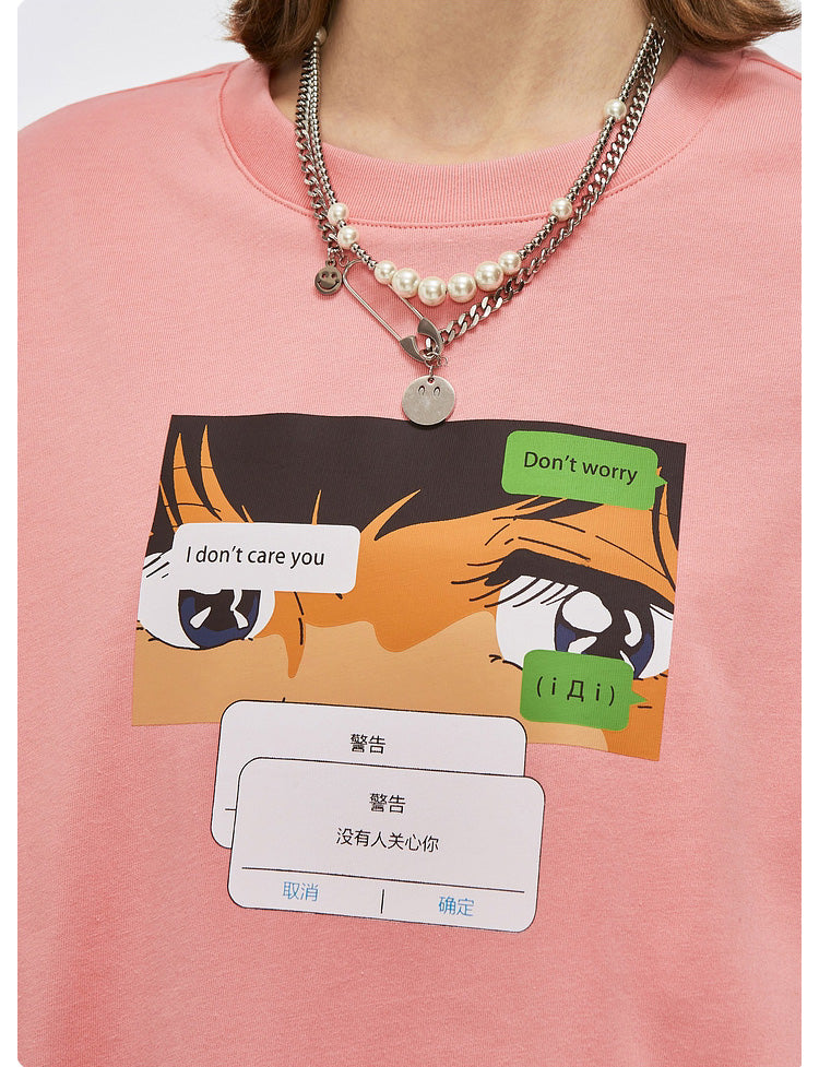 “DON'T CARE YOU” T-SHIRT