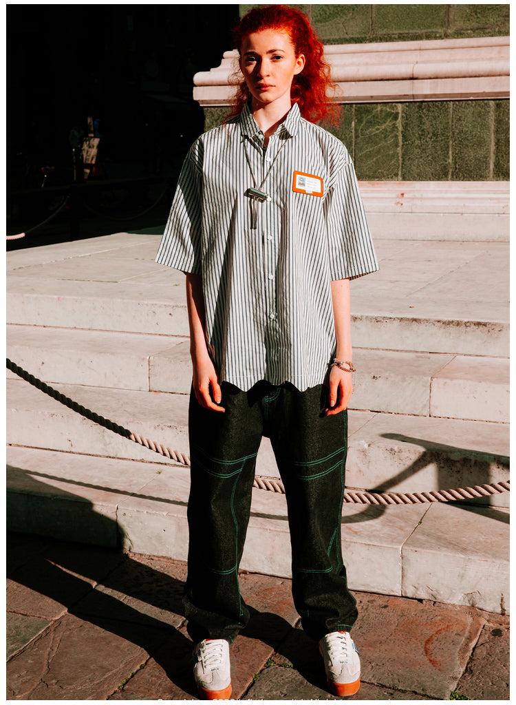 "VERTICAL STRIPES" T-SHIRT