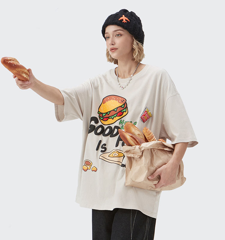 "GOOD FOOD IS LIFE" T-SHIRT