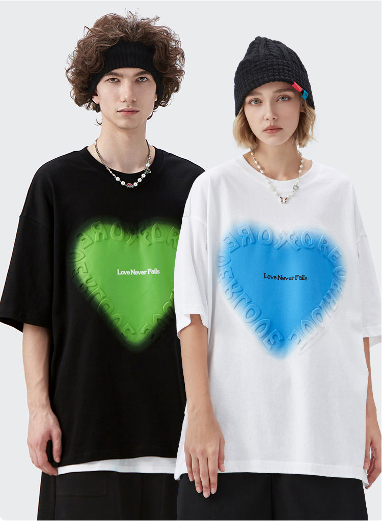 "LOVE NEVER FAILS" T-SHIRT