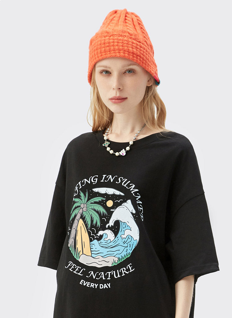 "LANDSCAPE GRAPHIC"  T-SHIRT