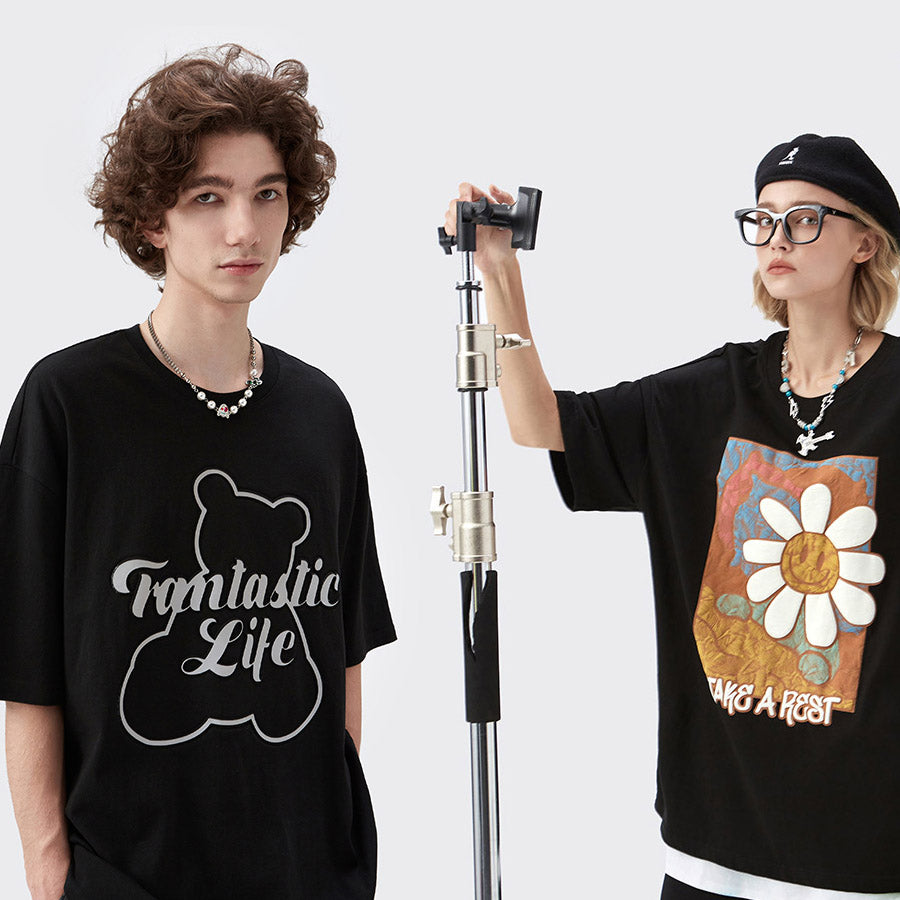 "REST" AND "LIFE" T-SHIRT