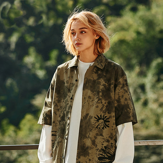 "BOTANITAL PATTERN" T-SHIRT