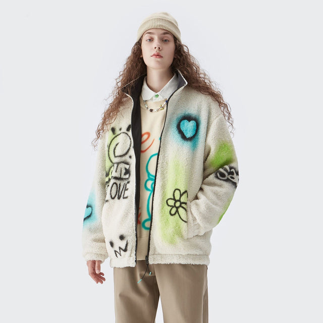 Graffiti Lambswool Jacket