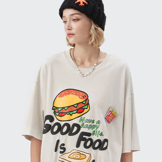 "GOOD FOOD IS LIFE" T-SHIRT
