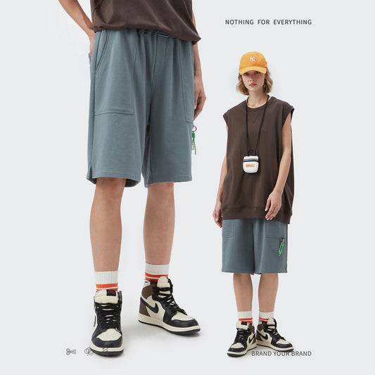 "BUCKLE DECORATION" PANTS