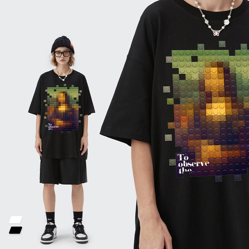 "MOSAIC MONA LISA" T-SHIRT
