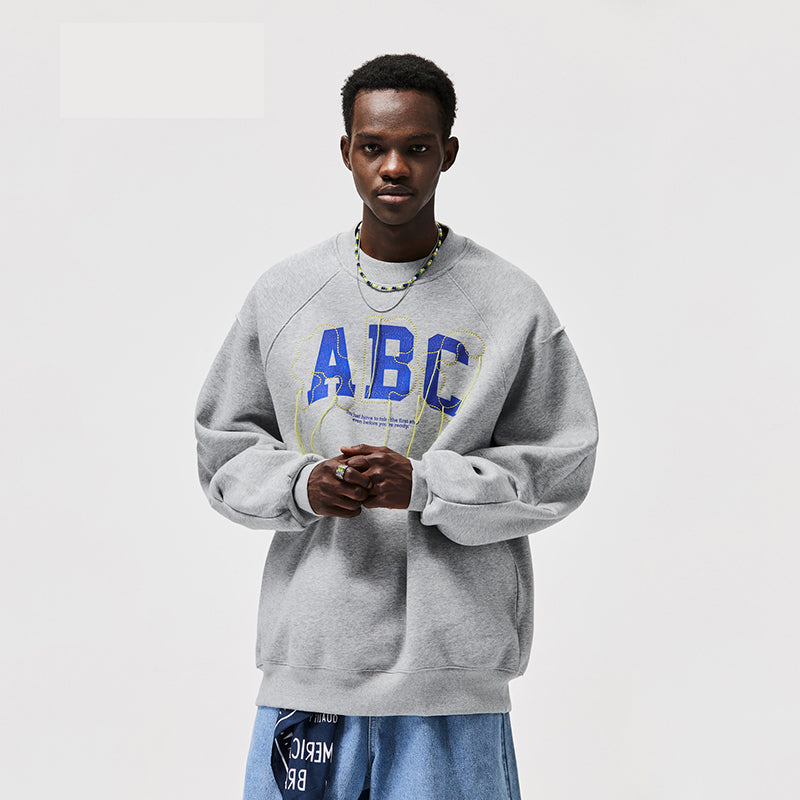 "EMBROIDERED" SWEATSHIRT
