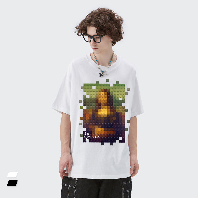 "MOSAIC MONA LISA" T-SHIRT