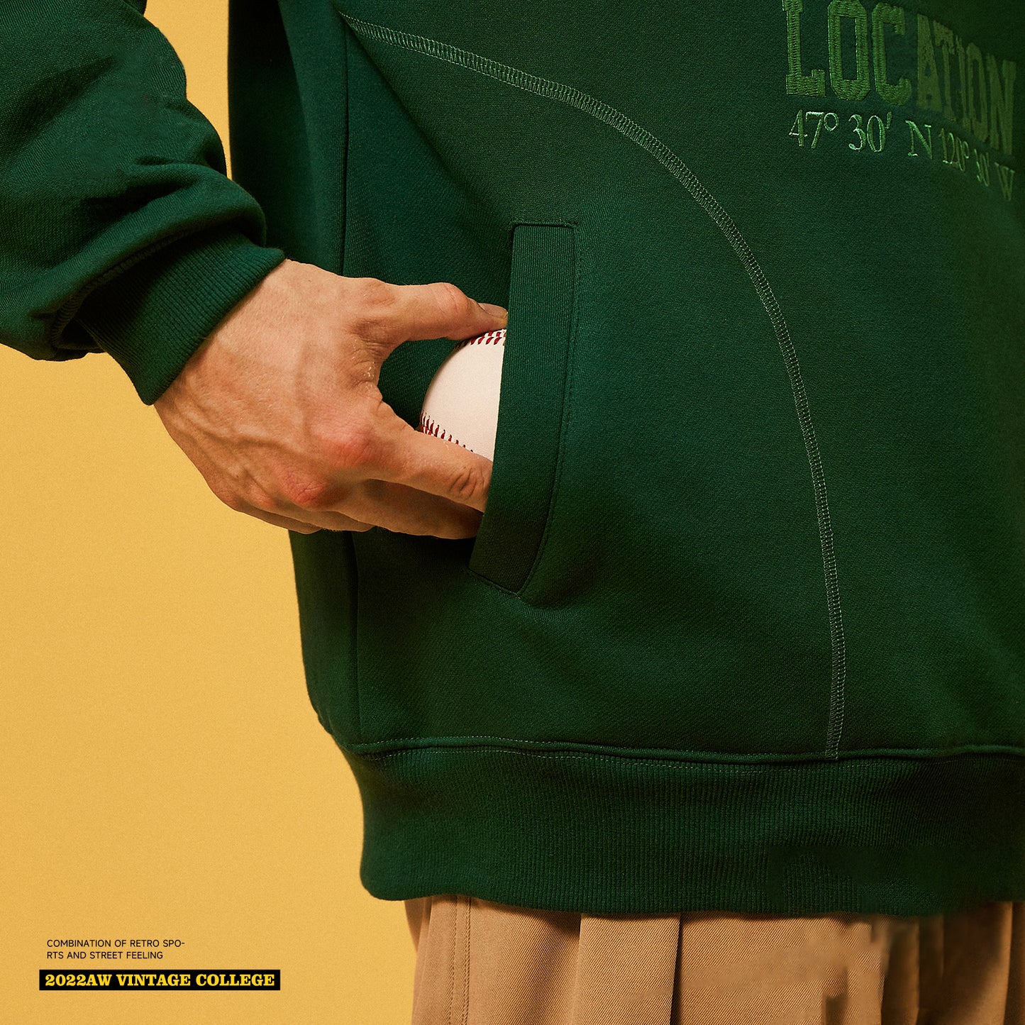 "EMBROIDERED" HOODIE