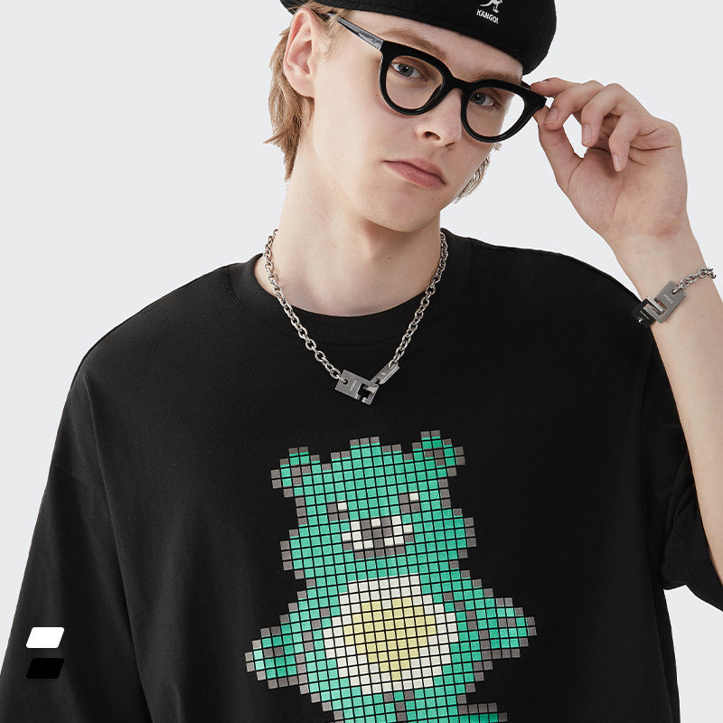 "CHESSBOARD BEAR" T-SHIRT