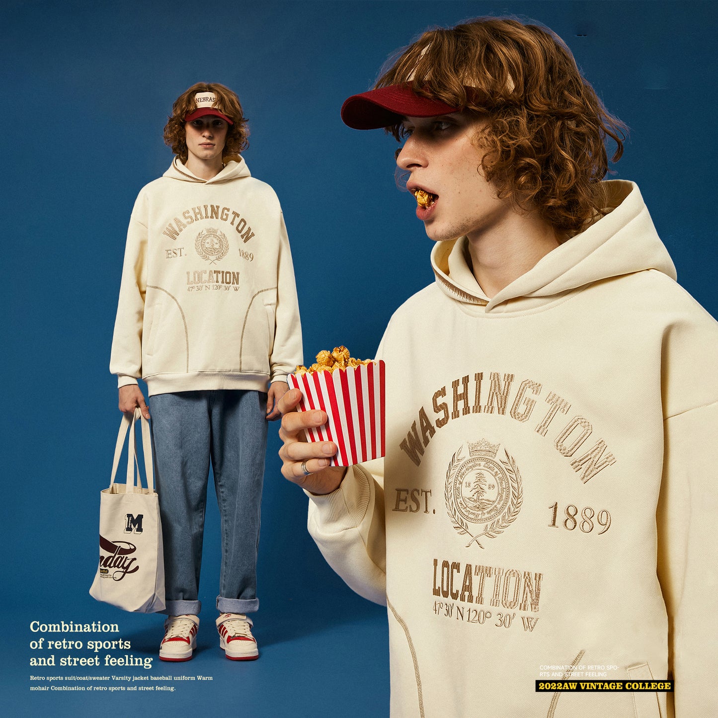 "EMBROIDERED" HOODIE