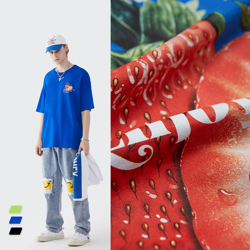 "STRAWBERRY PAINTNG" T-SHIRT
