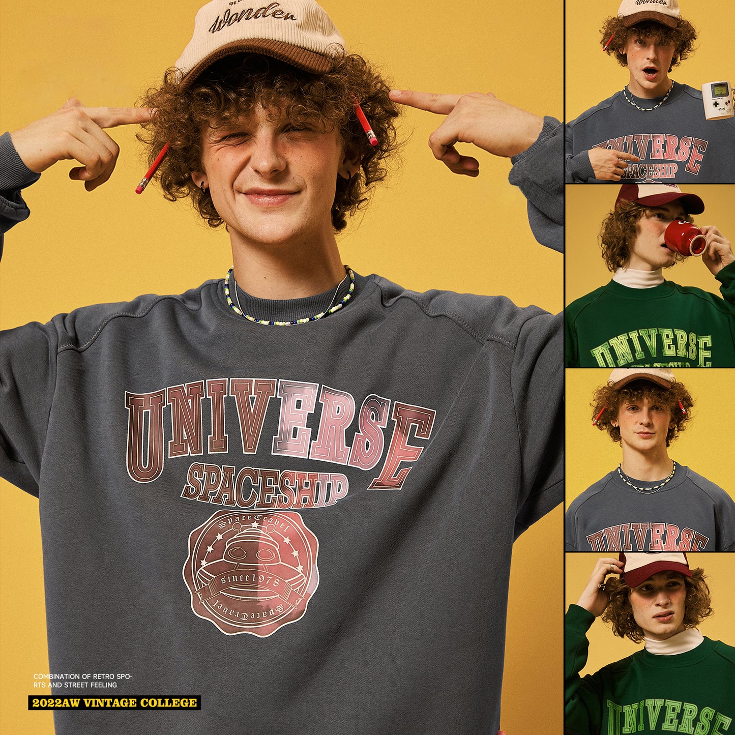 "PRINTED" SWEATSHIRT