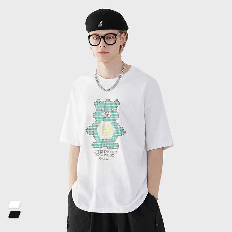 "CHESSBOARD BEAR" T-SHIRT