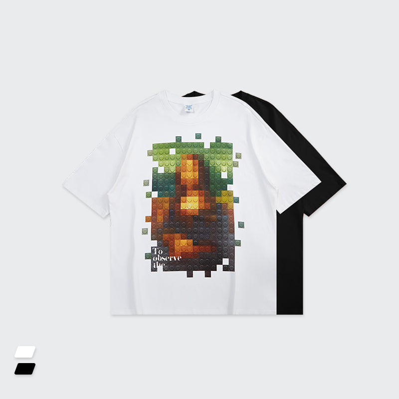 "MOSAIC MONA LISA" T-SHIRT
