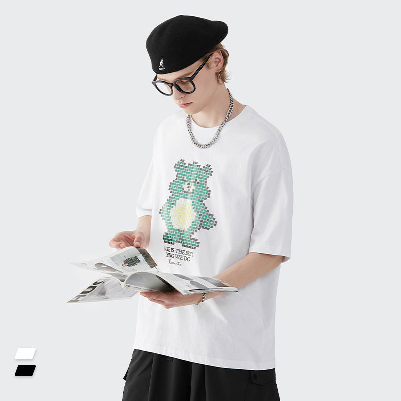 "CHESSBOARD BEAR" T-SHIRT