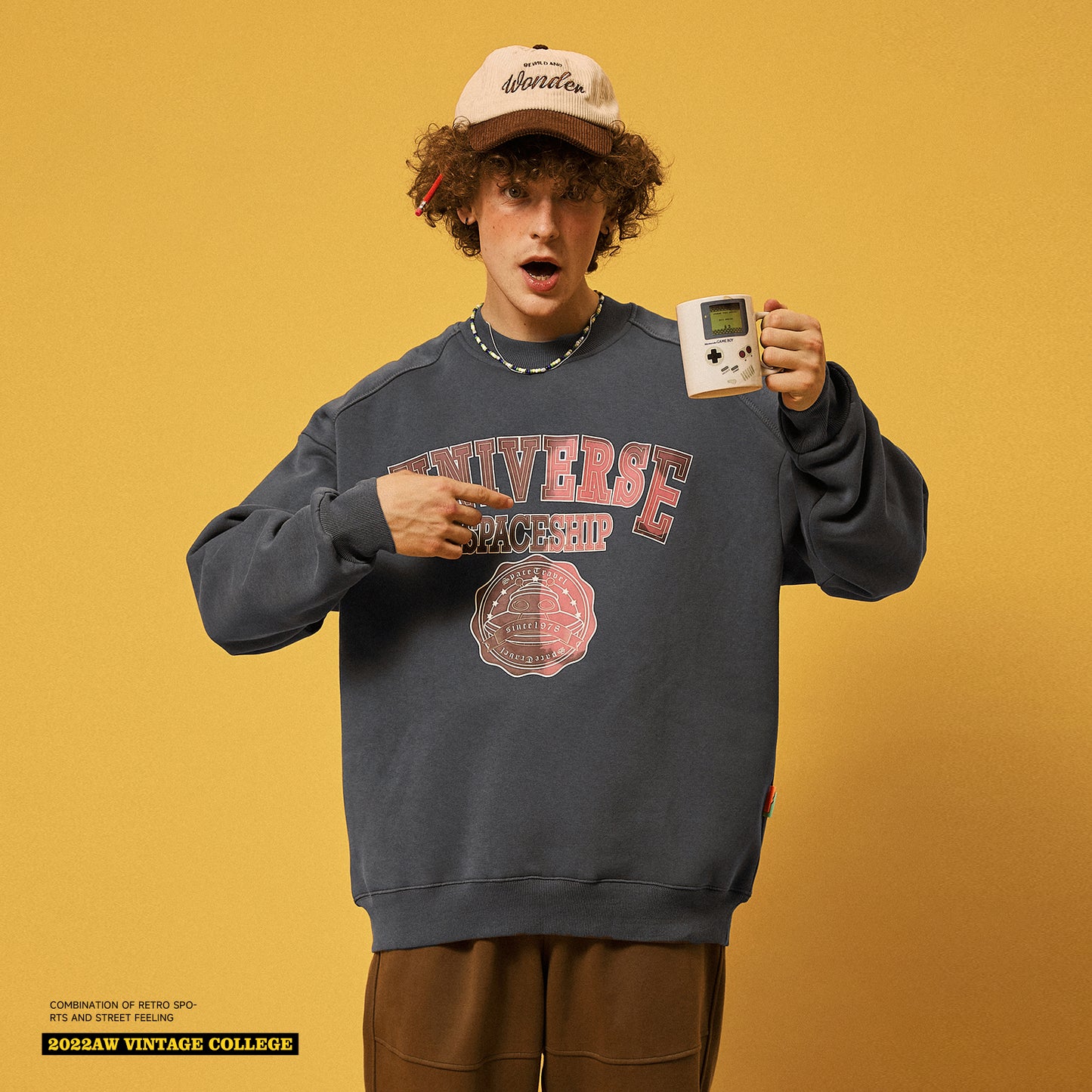 "PRINTED" SWEATSHIRT