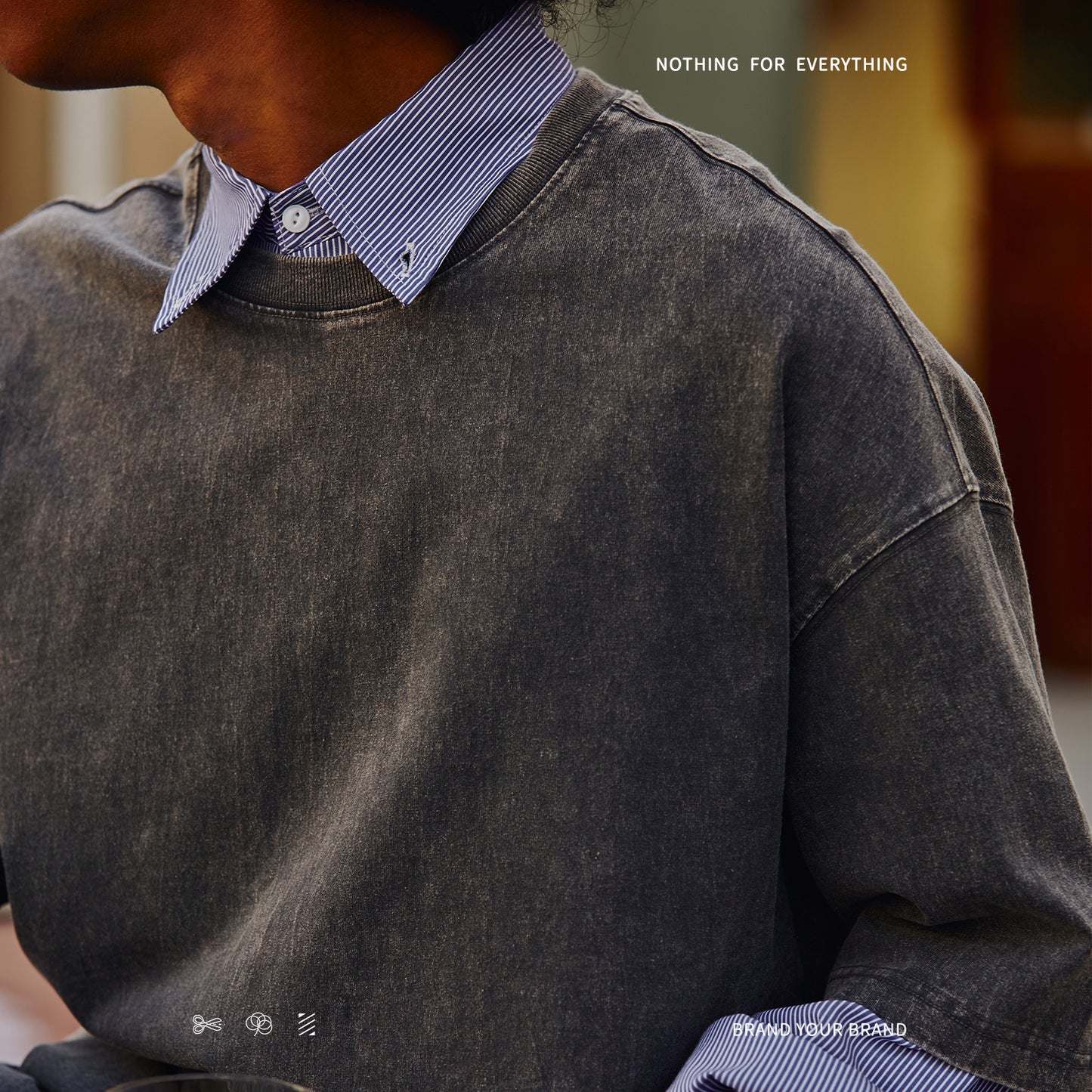 "SOLID LOOSE" T-SHIRT