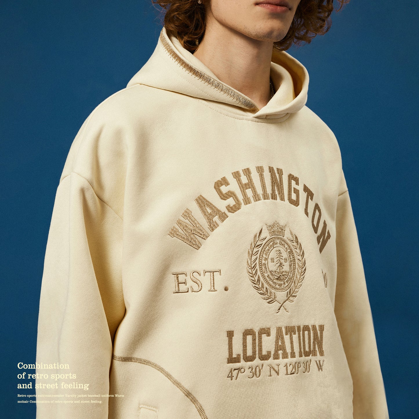 "EMBROIDERED" HOODIE