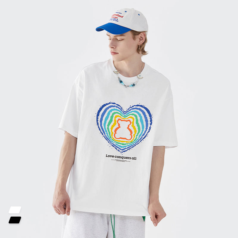 "LOVE CONQUERS ALL" T-SHIRT