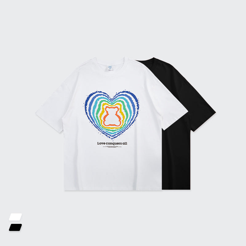 "LOVE CONQUERS ALL" T-SHIRT